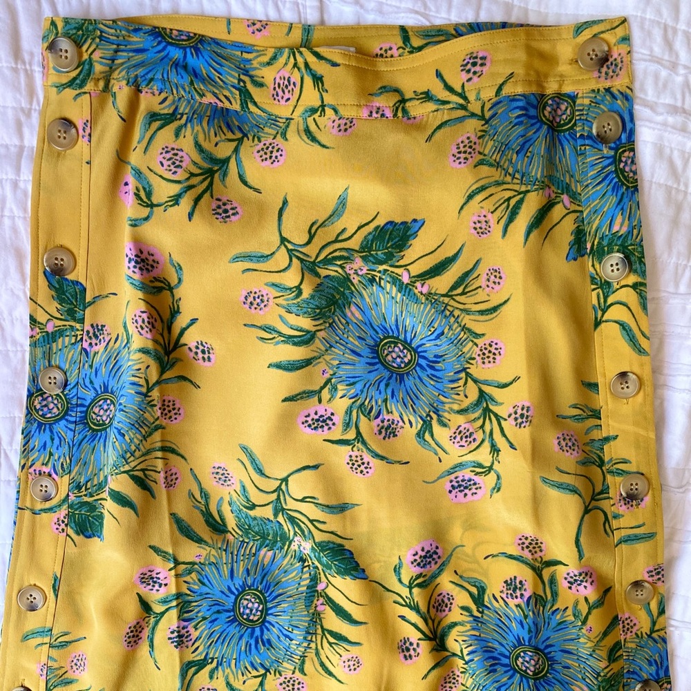 Madewell silk skirt